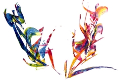 Celebration - Calligraphie of Ecstasy- Rani B. Knobel