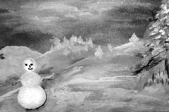 Schneemann baun und Schneeballschlacht - Rani B. Knobel-Rani B.Knobel